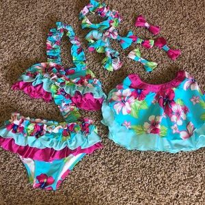 jmm originals Costumes - JMM originals 3 pc Hawaiian pageant/dance costume jmm originals Costumes - JMM originals 3 pc Hawaiian pageant/dance costume